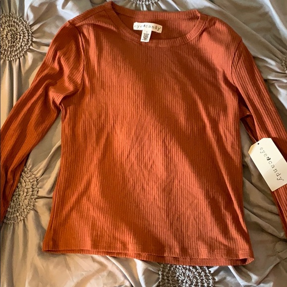 NWT bronze juniors long sleeve shirt - Picture 1 of 1